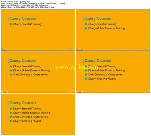 Lynda – jQuery for Web Designers的图片2