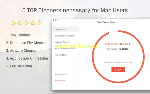 Disk Cleaner Suite 2.3 MacOSX的图片1