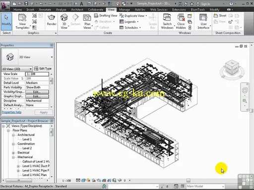 Infinite Skills – Learning Revit MEP 2012 Training Video的图片2