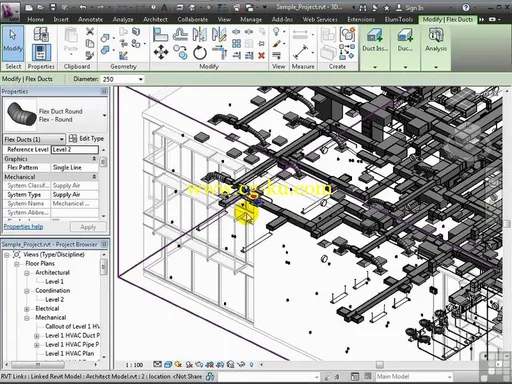 Infinite Skills – Learning Revit MEP 2012 Training Video的图片3