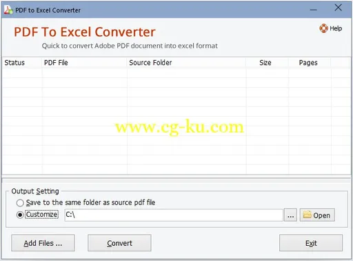 Adept PDF to Excel Converter 3.70的图片1