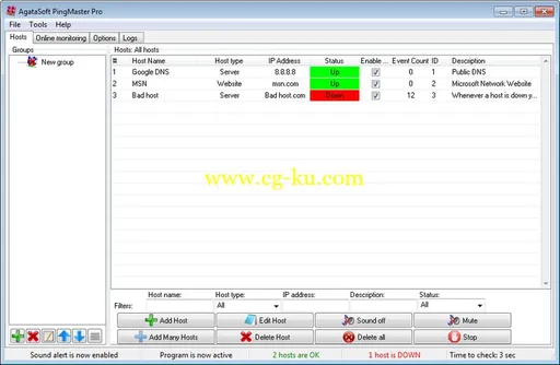 AgataSoft PingMaster Pro 2.1 Multilingual的图片1