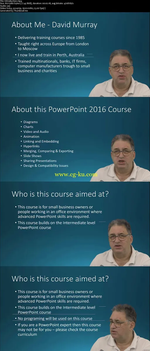 PowerPoint 2016 Advanced Training Course MS Office 365 (2016)的图片2