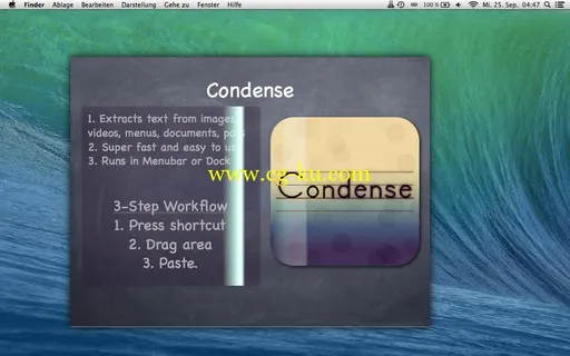 Condense v1.6.1 MacOSX的图片1