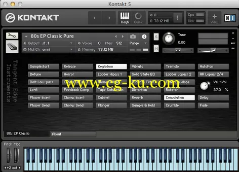 Tangent Edge Instruments 80s EP Classic Pro KONTAKT的图片1