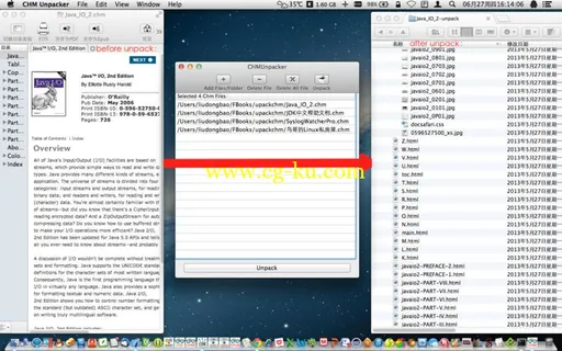 CHM Unpacker v1.1 MacOSX的图片1