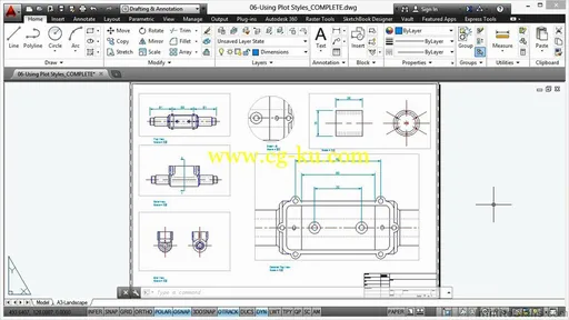 Infinite Skills – AutoCAD Plotting And Publishing Training Video的图片1