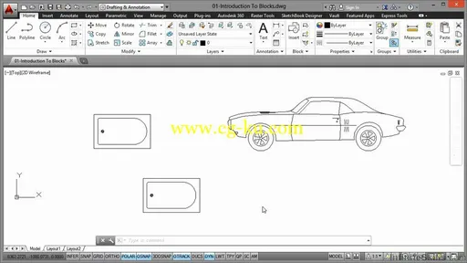 Infinite Skills – AutoCAD Blocks And Dynamic Blocks Training Video的图片1