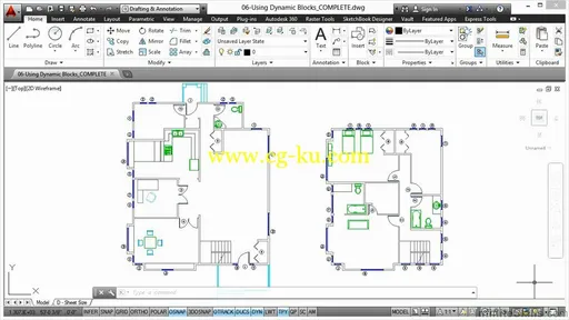 Infinite Skills – AutoCAD Blocks And Dynamic Blocks Training Video的图片3