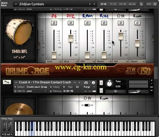 Drumforge I Ultimate KONTAKT TRiGGER DRUMAGOG的图片1