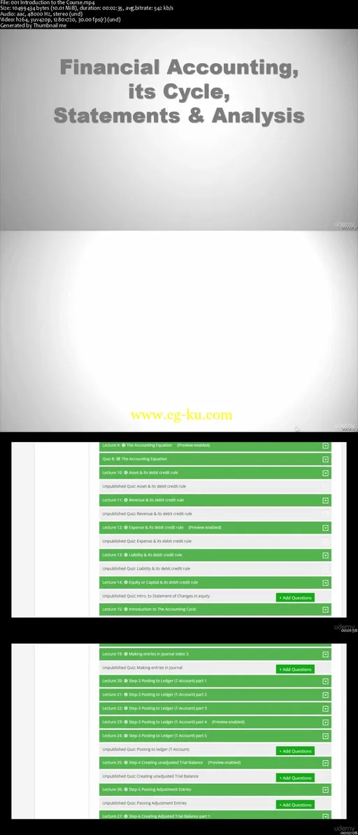 Financial Accounting, its Cycle, Statements & Analysis (2016)的图片2