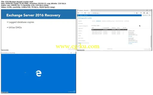 Lynda – Microsoft Exchange Server 2016 Administration的图片2