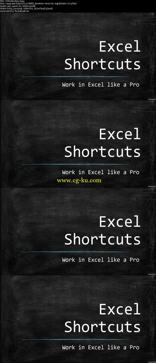 The Ultimate Excel shortcuts guide的图片2