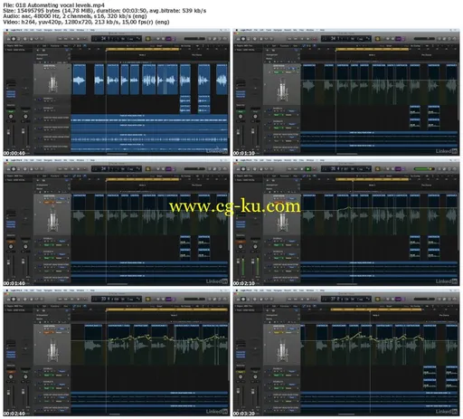 Lynda – Vocal Production Techniques: Editing and Mixing in Logic Pro的图片2