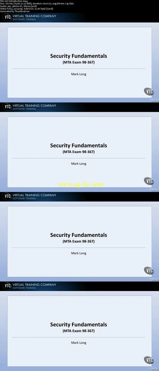 Security Fundamentals (Exam 98-367) (2016)的图片2