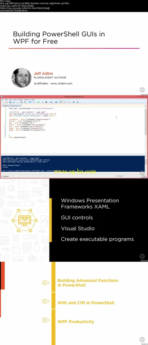 Building PowerShell GUIs in WPF for Free (2016)的图片2