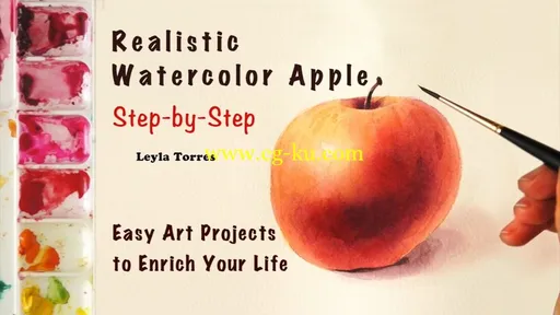 How to Paint a Realistic Apple in Watercolor – Step by Step的图片1