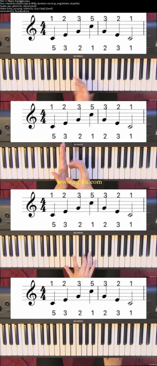 Playing Major Arpeggios: Learn them in the correct way and improve your piano playing的图片2