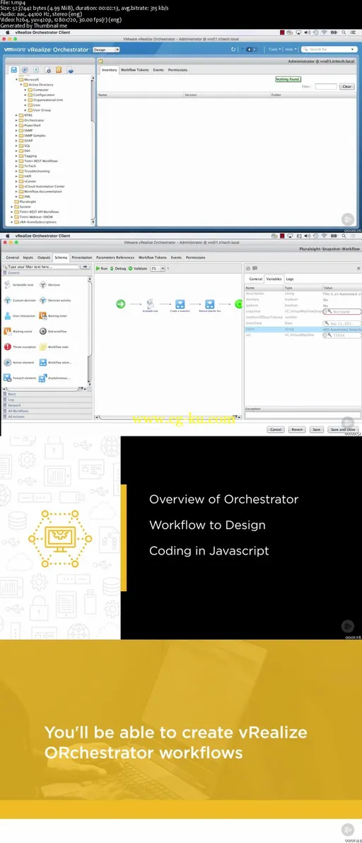 Introduction to Workflow Development with VMware vRealize Orchestrator (vRO) (2016)的图片2