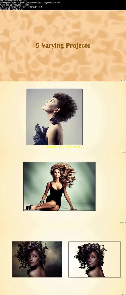 Masking Women Hair in Photoshop : Part1的图片2