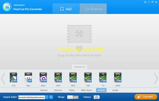 Adoreshare Final Cut Pro Converter 1.0.0.0 Build 1887的图片1