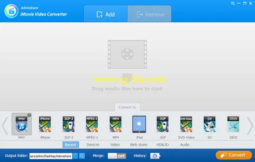 Adoreshare iMovie Video Converter 1.0.0.0 Build 1887的图片1