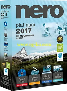 Nero 2017 Platinum 18.0.08400 Multilingual + Content Pack的图片1