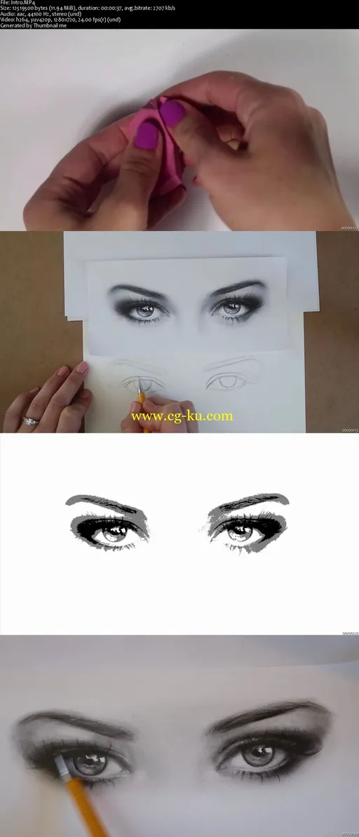 Let’s Draw: Sketch Realistic Eyes with Pencils的图片2