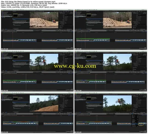 Lynda – Final Cut Pro X Guru: Creating Speed Changes的图片2