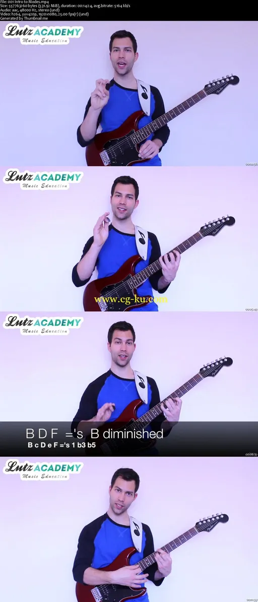 Modal Theory for Guitar (Guitar Lessons from Lutz Academy) (2016)的图片2