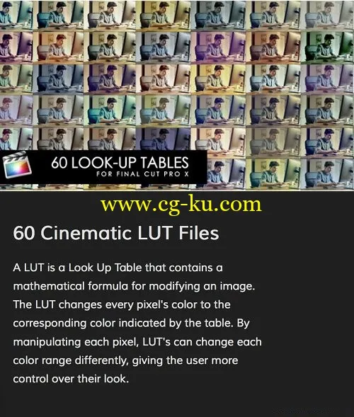 FCPX LUT: Cinematic for Final Cut Pro X MacOSX的图片1