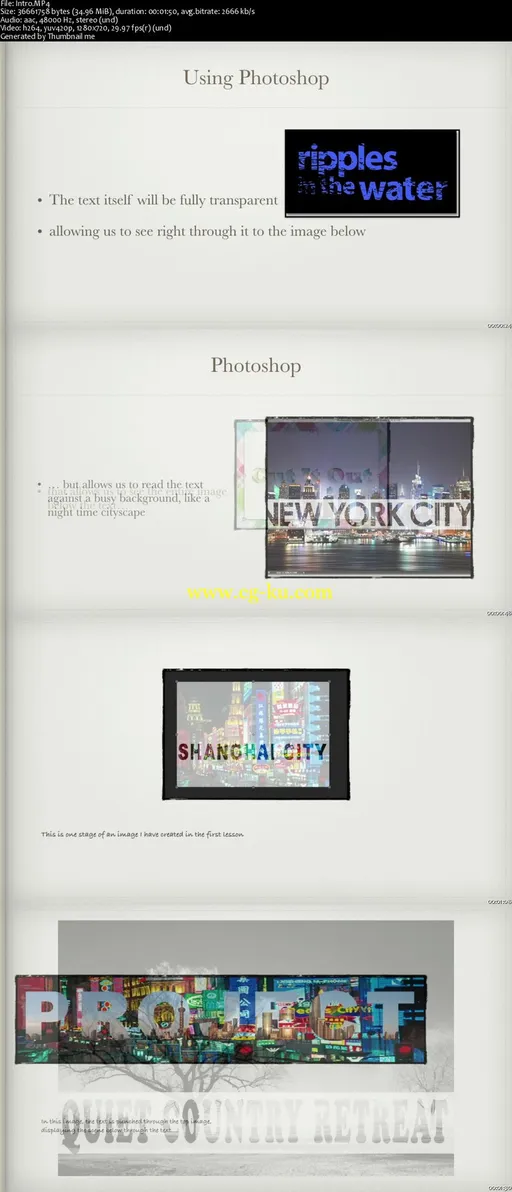 Photoshop – Transparent Text Over Image的图片2