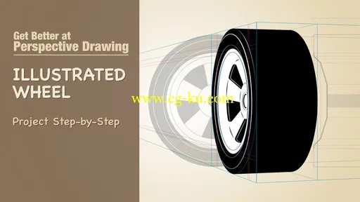 Get Better at Perspective Drawing: Illustrated Wheel – Project 02的图片1