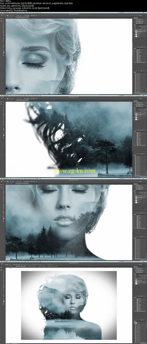 How to create a Double Exposure Effect in Photoshop CC / part 2的图片2