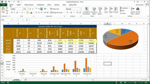 Infinite Skills – Microsoft Excel – Charts In Detail Training Video的图片3