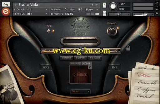 Embertone Fischer Viola KONTAKT的图片1