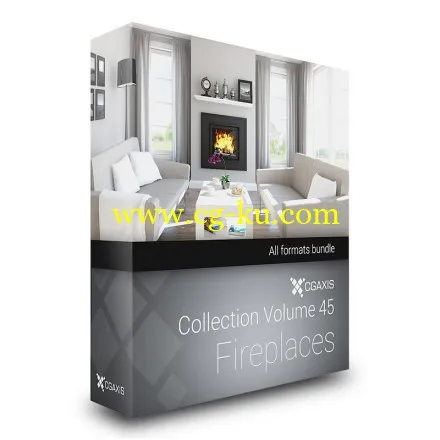 CGAxis Vol 45 fireplaces的图片1