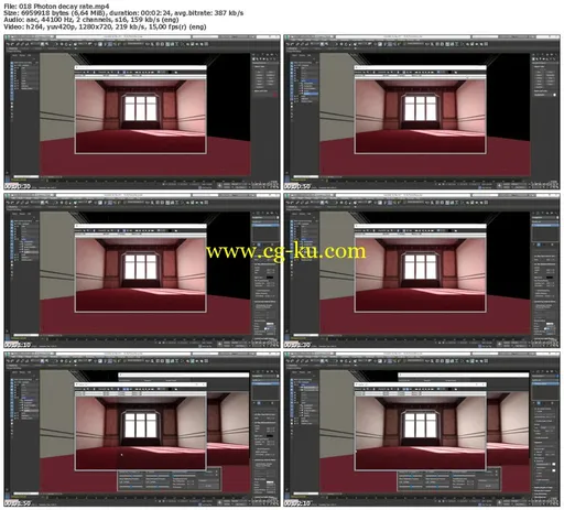 Lynda – Mental Ray: Control Color Bleed in 3ds Max的图片2