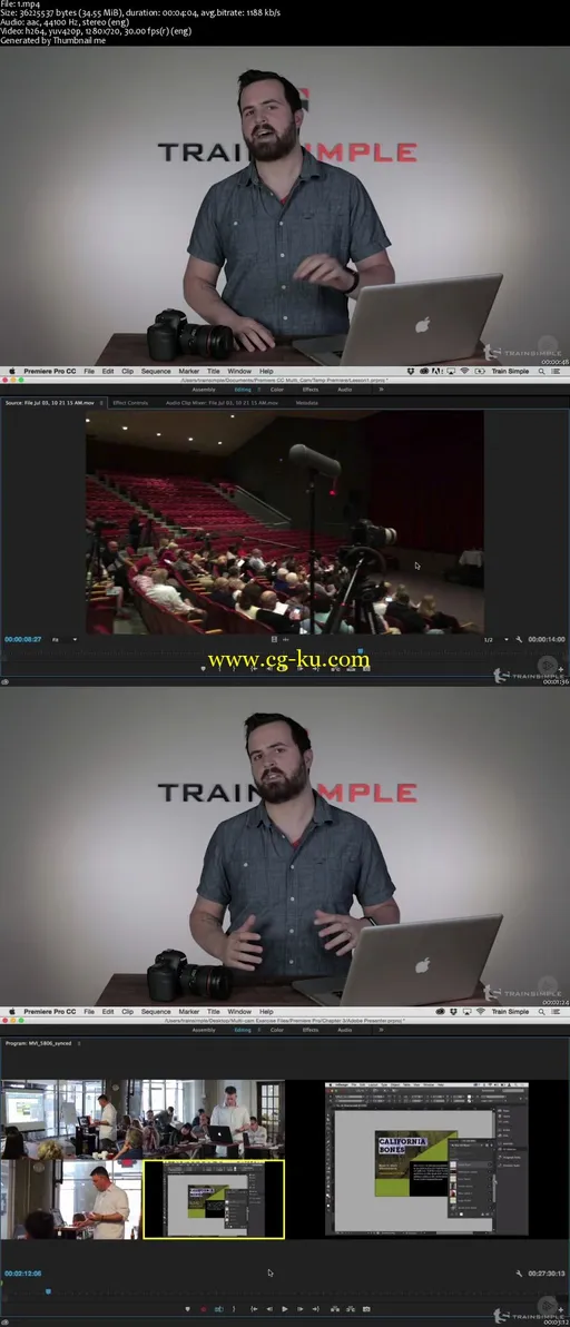 Premiere Pro CC Multi-camera Editing (2016)的图片2