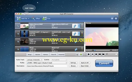 Super MP3 Converter 6.2.7 Multilingual MacOSX的图片2