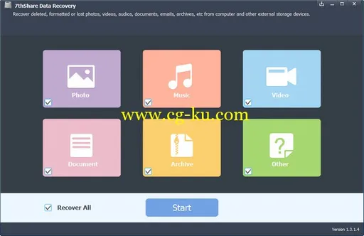 7thShare Data Recovery 1.3.1.4的图片1
