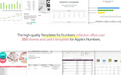 Templates for Numbers by Graphic Node 4.6.1 MacOSX的图片1