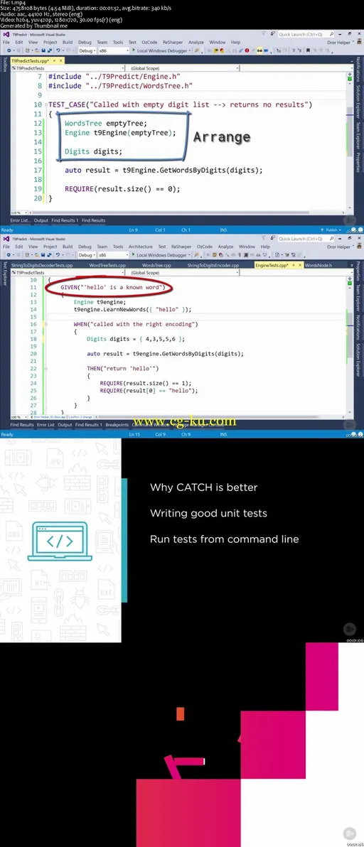 C++ Unit Testing Fundamentals Using Catch (2016)的图片2