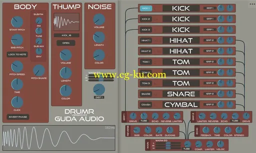 Guda Audio DrumR v2.2 WiN / OSX的图片1