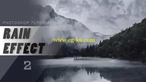 Rain Effect / How to create a rain effect in Photoshop CC / part 2的图片1