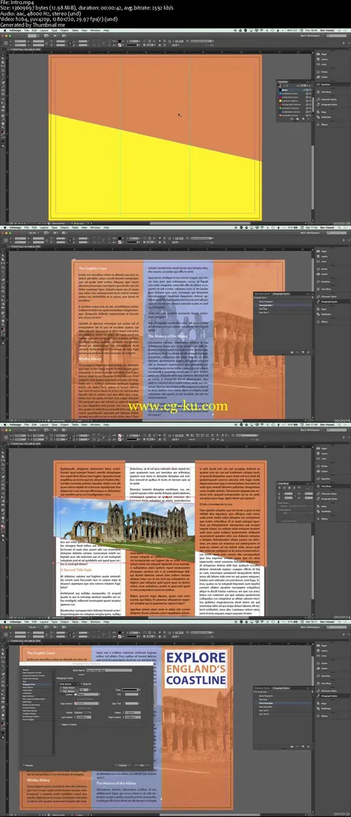 InDesign: Create a Trifold Flyer的图片2