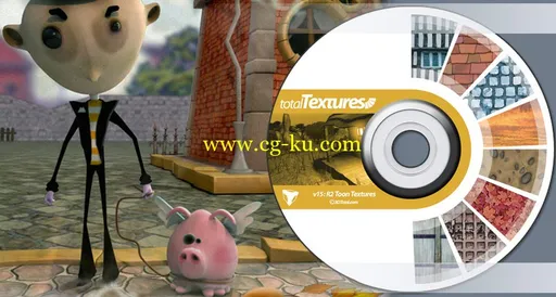 3D Total: Textures V15:R2 – Toon Textures的图片1