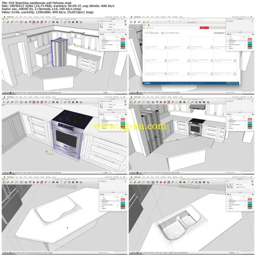 Lynda – SketchUp: Kitchen Design的图片2