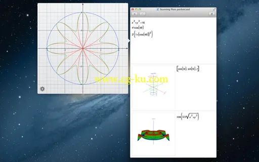 PocketCAS for Mathematics v3.4.4 Multilingual MacOSX的图片1