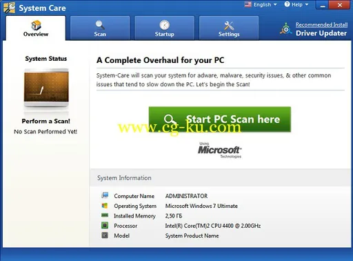 System Care 1.0.0.13804 Multilanguage的图片1